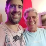 Carlos Gaviola en sesión de grabación en Rec Audio Estudio Cancún