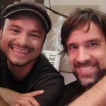 Mario Contreras grabando violín en Rec Audio Estudio Cancún