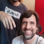 Leo Generoso en sesión de grabación en Rec Audio Estudio Cancún